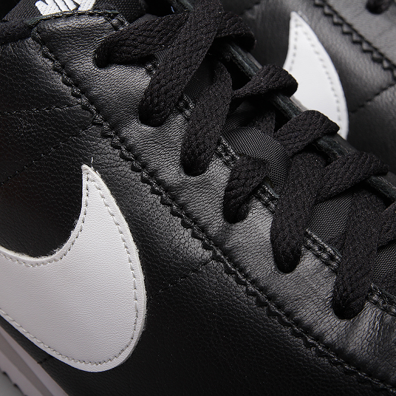 мужские черные кроссовки Nike Classic Cortez Premium QS 724262-010 - цена, описание, фото 3